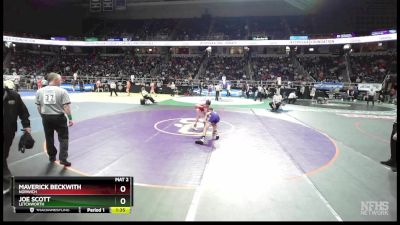 II-102 lbs Quarterfinal - Maverick Beckwith, Norwich vs Joe Scott, Letchworth