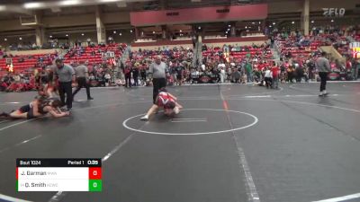 90 lbs Quarterfinal - Quinton Smith, Kingman County Wrestling Club vs Joey Garman, MWC Wrestling Academy