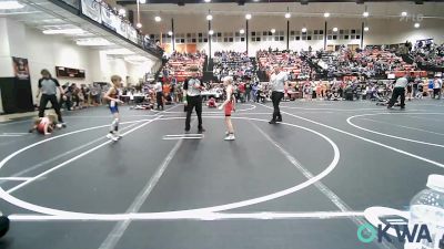 55 lbs Rr Rnd 1 - Ike Payne, Hilldale Youth Wrestling Club vs Kross Greer, Salina Wrestling Club