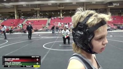 61 lbs Cons. Round 3 - Elliot Nielsen, Emporia Kids vs Collin Stewart, Hillsboro Wrestling Club