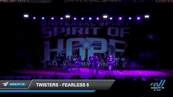 Twisters - Fearless 5 [2023 L5 Senior Coed 01/15/2023] 2023 US Spirit of Hope Grand Nationals