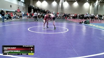 126C 1st Place Match - Keaton Hurst, Ozark vs Creighton Daniels, Staley 2