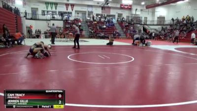 138 lbs Quarterfinal - Jerren Gille, Wahlert, Dubuque vs Cam Tracy, Maquoketa