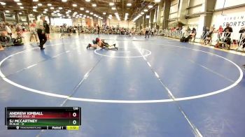 130 lbs Rd# 1 9:00am Friday - SJ McCartney, PA Blue vs Andrew Kimball, Maryland GOLD