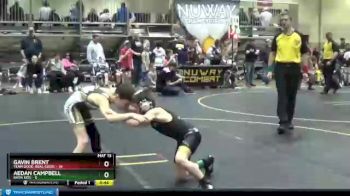 66 lbs Round 3 (4 Team) - Aedan Campbell, Barn Kids vs Gavin Brent, Team Good. Real Good.