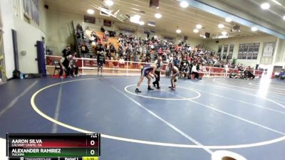 120 lbs Quarterfinal - Alexander Ramirez, Yucaipa vs Aaron Silva, Calvary Chapel-SA