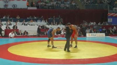 120 lbs consolation Tervel Dlagnev USA vs. Davit Modzmanshvili Georgia