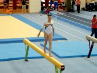 Defending World Beam Champ Ana Porgras 2011 Beam Routine