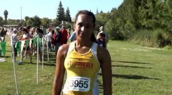 Camille Boudreaux, 2nd place, Frosh Soph Girls at the 2011 DLS-CHS Nike Invitational