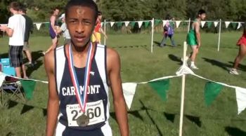 Daniel Bereket, 2nd place, JV Boys at the DLS-CHS Nike Invitational