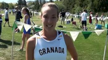 Carina Novell, 2nd place, Varsity Girls at the 2011 DLS-CHS Nike Invitational