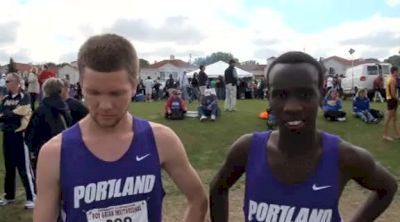 Trevor Dunbar and Alfred Kipchumba Portland 6th & 10th Men's D1 Roy Griak Invite