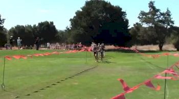 Mid race action of the college women's race at the 2011 Stanford CC Invitational