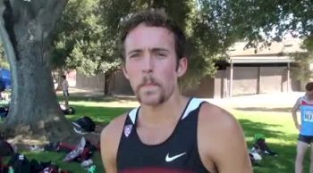 Chris Derrick, 1st place in the men's race at the 2011 Stanford CC Invitational