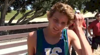 Darren Fahy, 1st place in the HS boy's seeded race at the 2011 Stanford CC Invitational