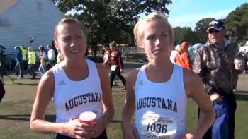 Kyle Blakeslee & Leah Hansen Augustana 3rd & 5th Women's D2 Roy Griak Invite 2011