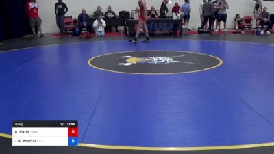 65 kg Cons 8 #2 - Austin Paris, Champions Wrestling Club vs Wyatt Medlin, Illinois Regional Training Center/Illini WC