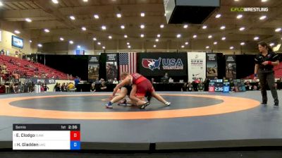 72 kg Semis - Erin Clodgo, Sunkist Kids Wrestling Club vs Hannah Gladden, Lions Wrestling Club/Emanuel