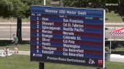 Women's 100m, Heat 3