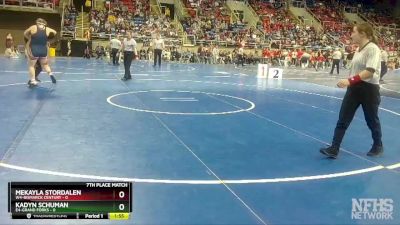 190 lbs Finals (8 Team) - Mekayla Stordalen, W4-Bismarck Century vs Kadyn Schuman, E4-Grand Forks