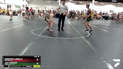 76 lbs Round 2 (8 Team) - Sam Winship, Savage WA vs Anthony Labella, Mat Rats