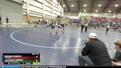 149 lbs Champ. Round 1 - Bridger Roberts, Wyoming vs Santiago Cabrera, Gold Rush Wrestling