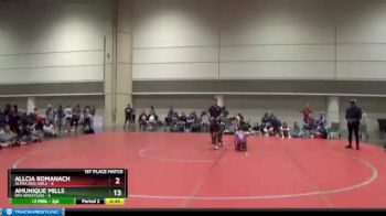 74 lbs Finals (2 Team) - Addison Hunt, FordDynasty Wrestling Club vs Arianna Manuel, SOWA