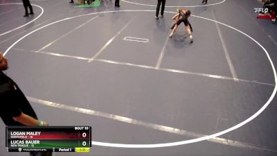 72 lbs Finals (8 Team) - Lucas Bauer, New Prague vs Logan Maley, Northfield