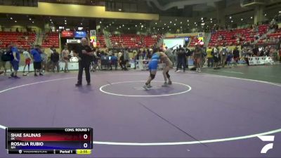 112 lbs Cons. Round 1 - Shae Salinas, OK vs Rosalia Rubio, NM