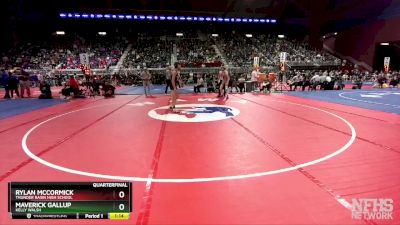 4A-106 lbs Quarterfinal - Maverick Gallup, Kelly Walsh vs Rylan McCormick, Thunder Basin High School