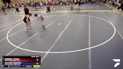 126 lbs Champ. Round 2 - Gabriel Morin, Bemidji Wrestling Club vs Raydon Graham, No Nonsense Wrestling