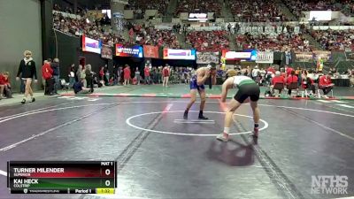 Quarterfinal - Turner Milender, Superior vs Kai Heck, Colstrip