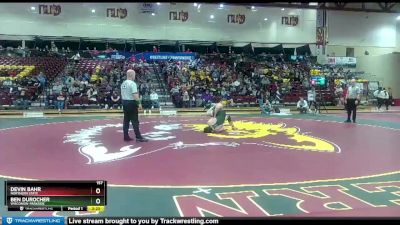 157 lbs Quarterfinal - Devin Bahr, Northern State vs Ben Durocher, Wisconsin-Parkside