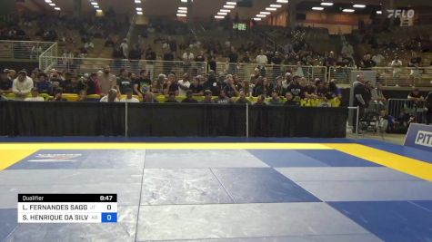 LEONARDO FERNANDES SAGGIORO vs SANDREY HENRIQUE DA SILVA DE PAU 2024 Pan Jiu Jitsu IBJJF Championship