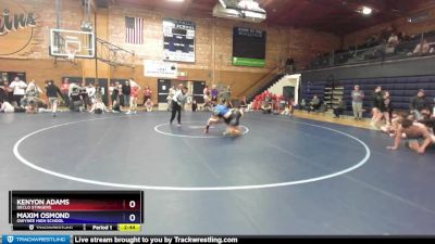 190 lbs Cons. Semi - Kenyon Adams, Declo Stingers vs Maxim Osmond, Owyhee High School