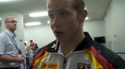 Fabian Hambuchen, pleased to be competing all around at Worlds after his achilles Injury