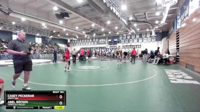 126 lbs Cons. Semi - Abel Brown, Temecula Valley vs Casey Peckerar, Great Oak