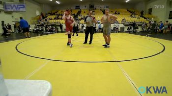 195 lbs 5th Place - Colton Coffey, Fort Gibson Youth Wrestling vs Eric Talbert, Tahlequah Wrestling Club