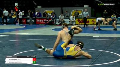 157 lbs Round of 32 - Parker Simington, Air Force vs Coleman Hammond, CSU-Bake