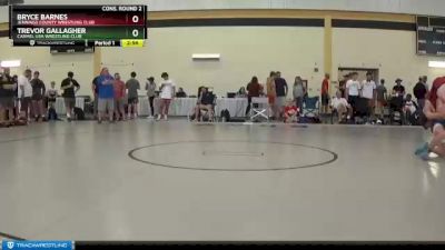 160 lbs Cons. Round 2 - Bryce Barnes, Jennings County Wrestling Club vs Trevor Gallagher, Carmel USA Wrestling Club