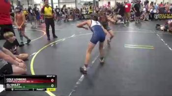 70 lbs Round 5 (6 Team) - Eli Bailey, Indiana Outlaws vs Cole Lemberg, American Gladiators-Red