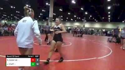 115 lbs Round 1 (8 Team) - Juliette Cheff, Montana vs Natalie Gubernat, Charlie`s Angels-IL