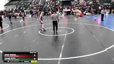 138 lbs Cons. Round 3 - Jatin Weigel, Norton Wrestling Club vs Drake Roth, MWC Wrestling Academy