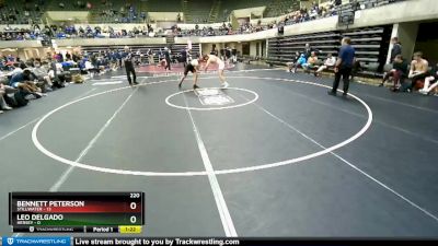 220 lbs Round 3 (4 Team) - Bennett Peterson, Stillwater vs Leo Delgado, Hersey