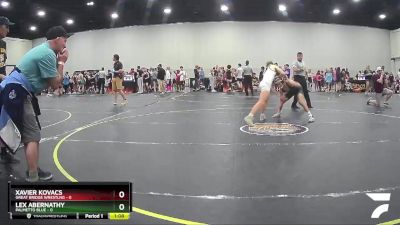 108 lbs Round 1 (4 Team) - Xavier Kovacs, Great Bridge Wrestlng vs Lex Abernathy, Palmetto Blue