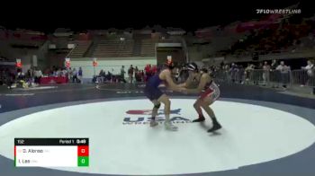 152 lbs Cons. Round 5 - David Alonso, California vs Isaiah Lee, Danville Wrestling Club