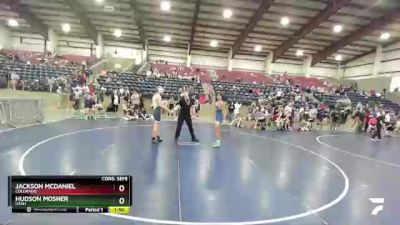 145 lbs Cons. Semi - Jackson McDaniel, Colorado vs Hudson Mosher, Utah