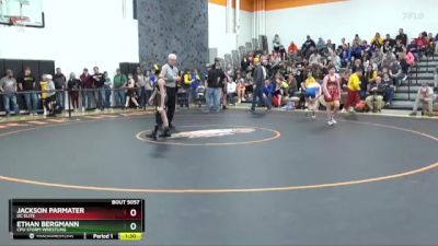 90 lbs Semifinal - Jackson Parmater, DC Elite vs Ethan Bergmann, CPU Storm Wrestling