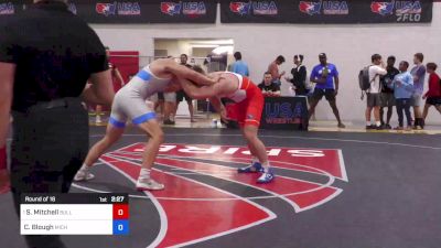 97 kg Round Of 16 - Samuel Mitchell, Bulls Wrestling Club vs Carter Blough, Michigan