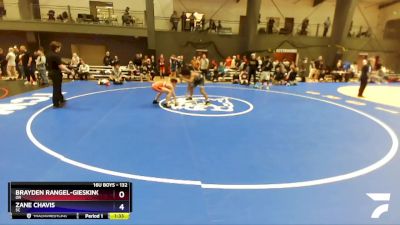 132 lbs Cons. Round 1 - Brayden Rangel-Giesking, OR vs Zane Chavis, SC